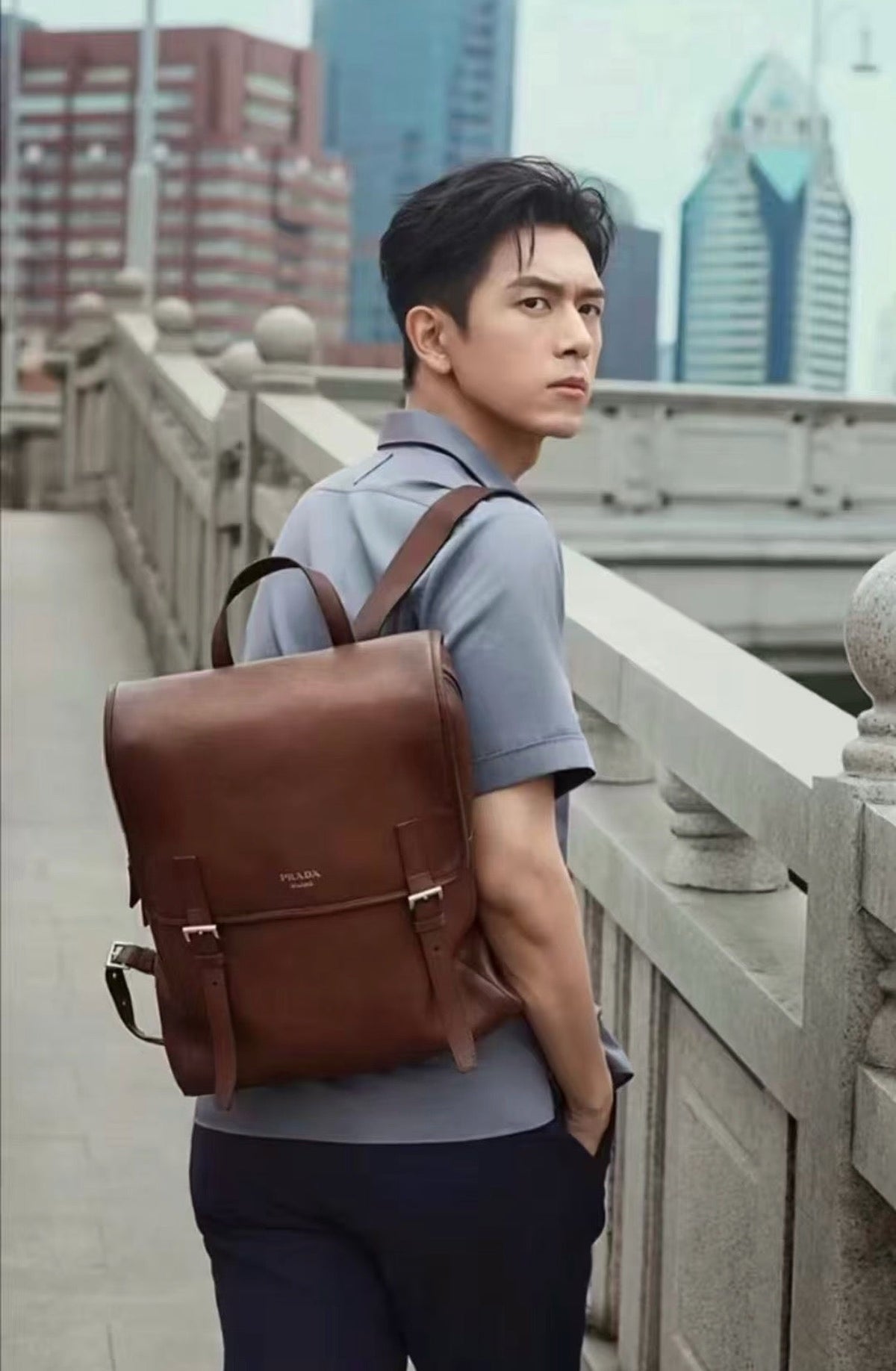 Mehrfarbiger Rucksack