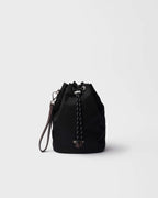 Schwarze Eimertasche