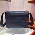 Nylon Messenger mit Patch Umhängetasche