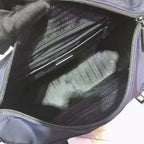 Nylon Messenger mit Patch Umhängetasche