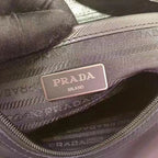 Nylon Messenger mit Patch Umhängetasche