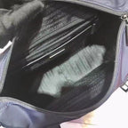Nylon Messenger mit Patch Umhängetasche