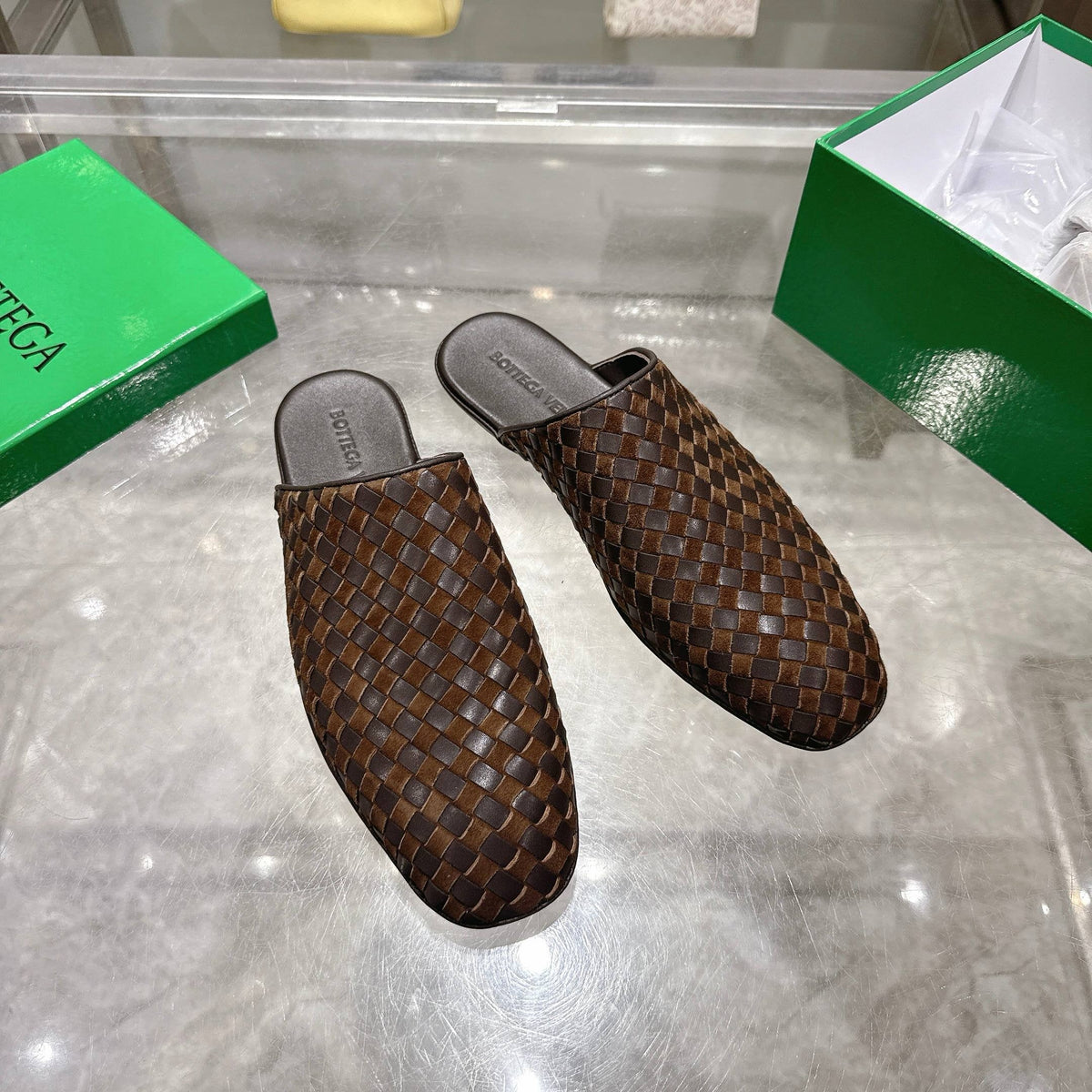 Mehrfarbige Mules