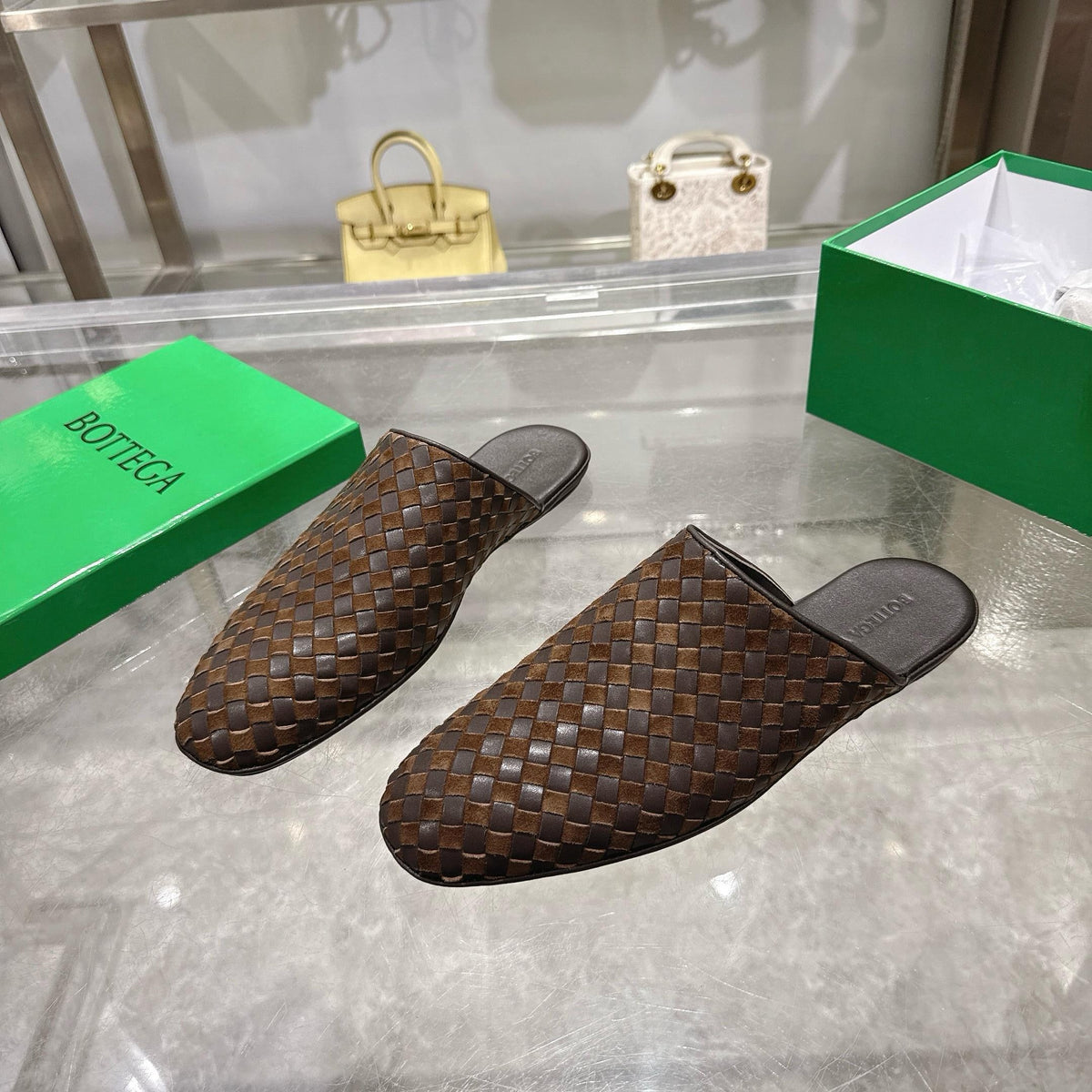 Mehrfarbige Mules