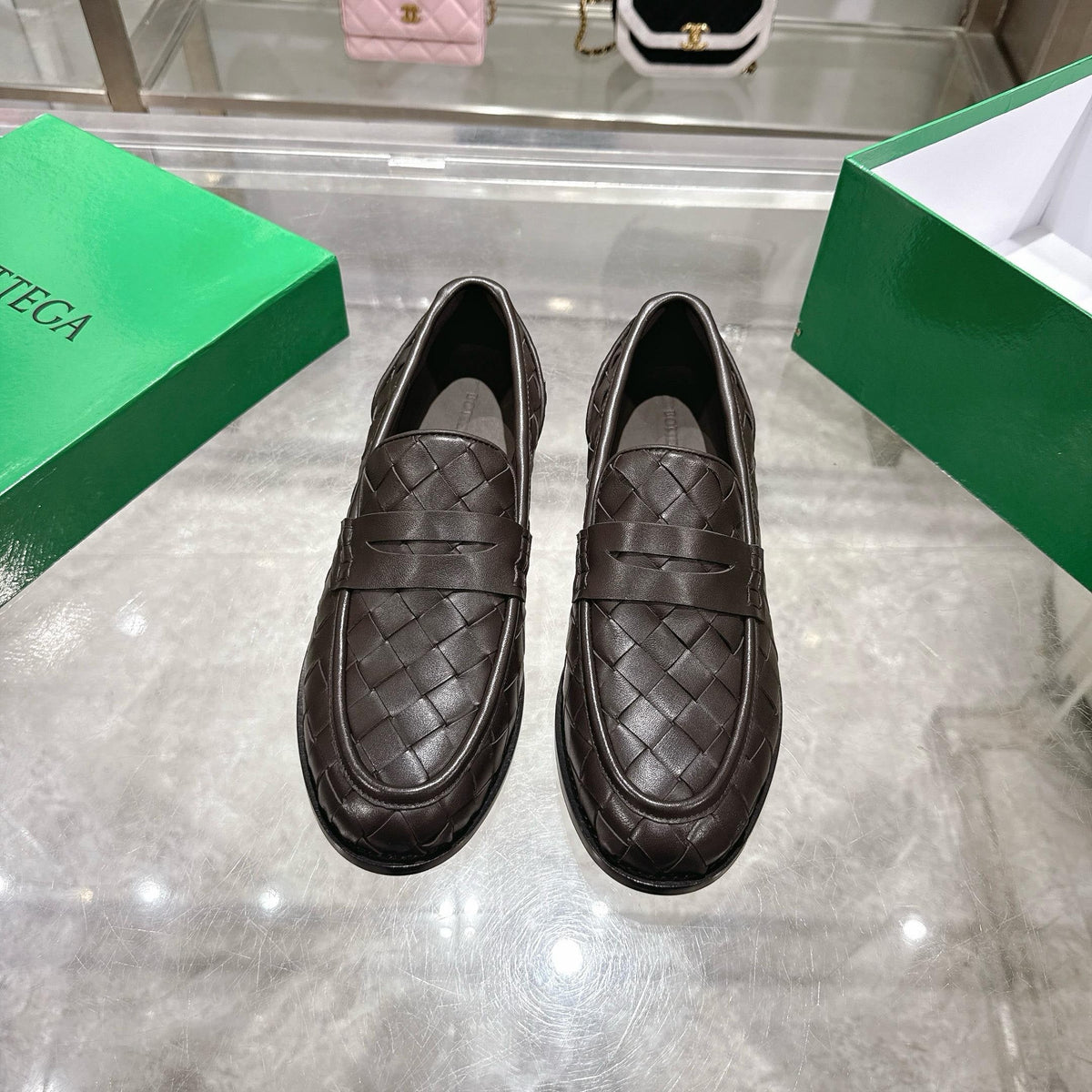 Mehrfarbige Slipper