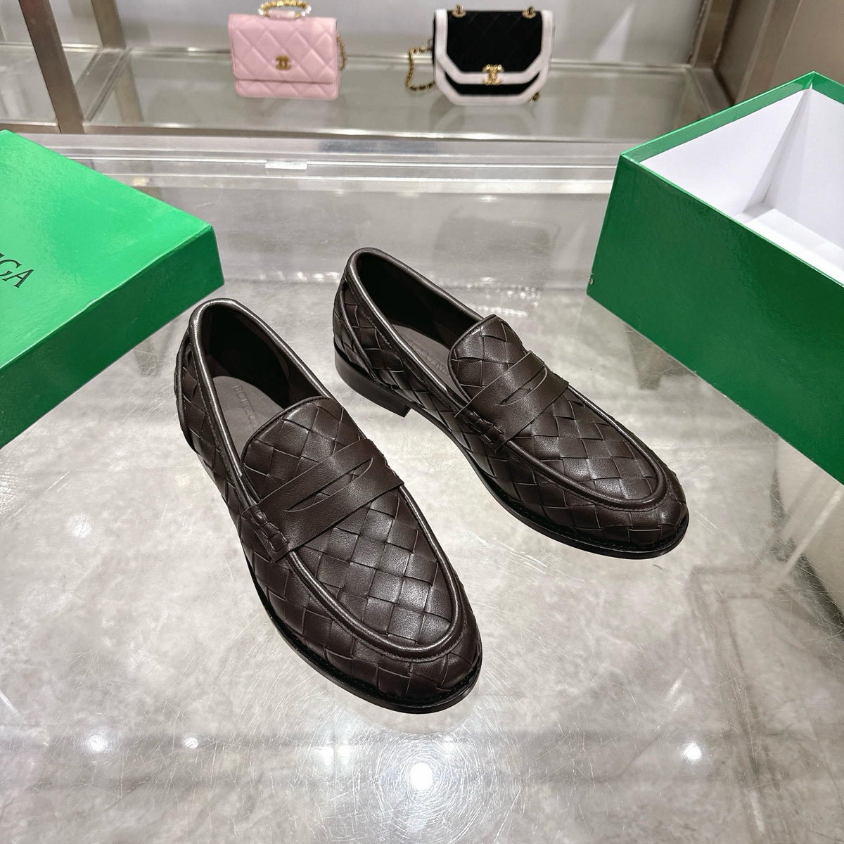 Mehrfarbige Slipper