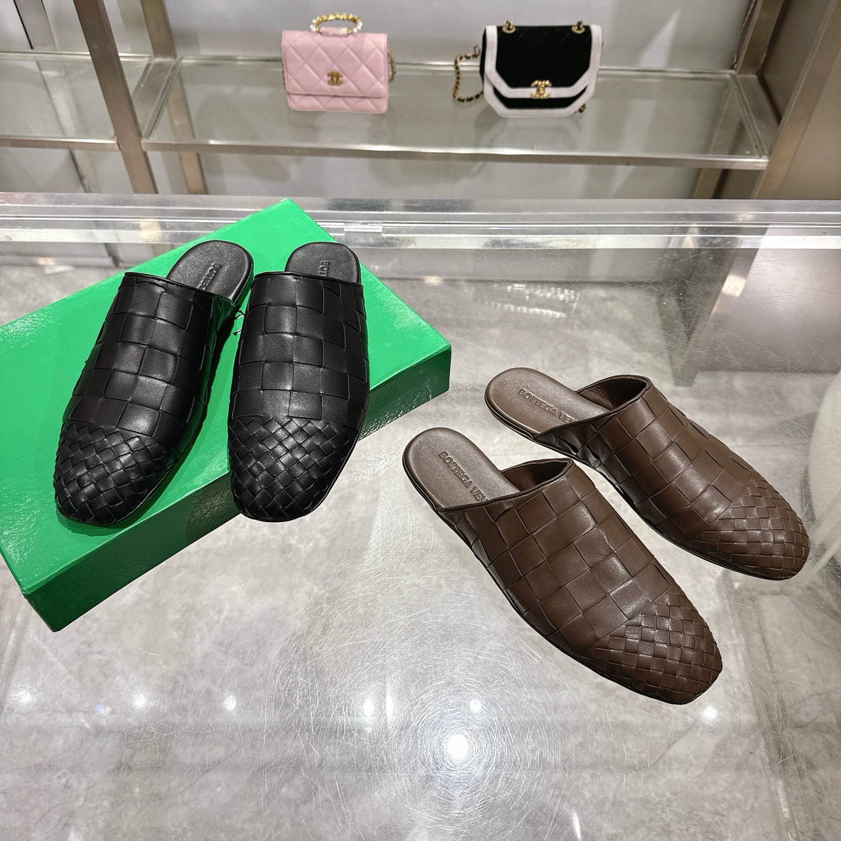Mehrfarbige Mules