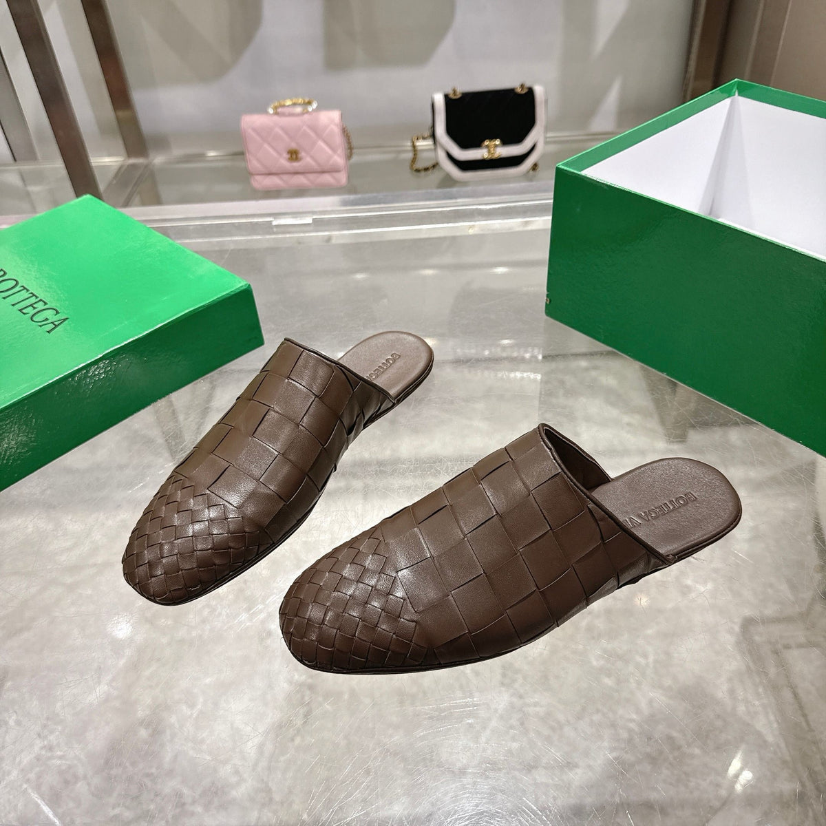 Mehrfarbige Mules