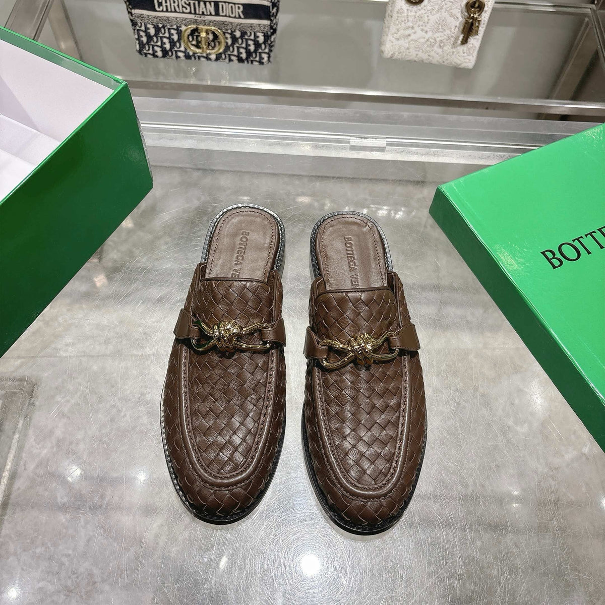 Mehrfarbige Mules