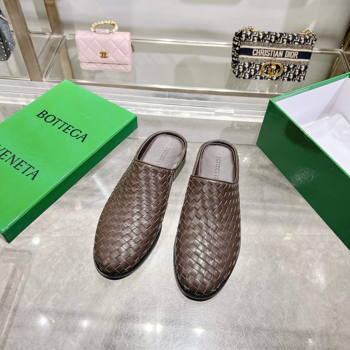 Mehrfarbige Mules
