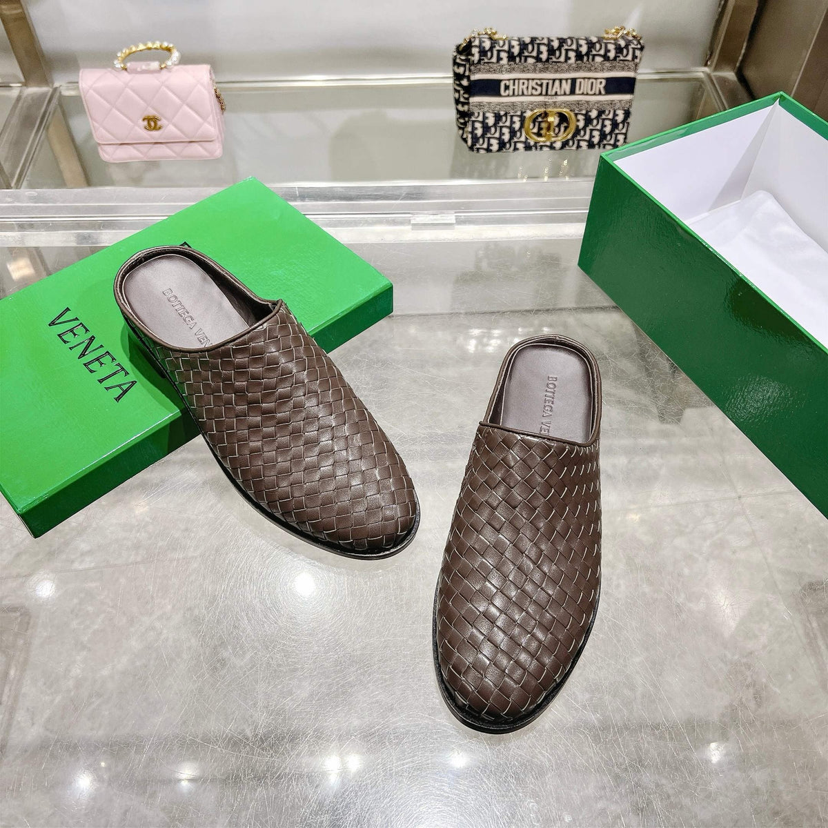 Mehrfarbige Mules