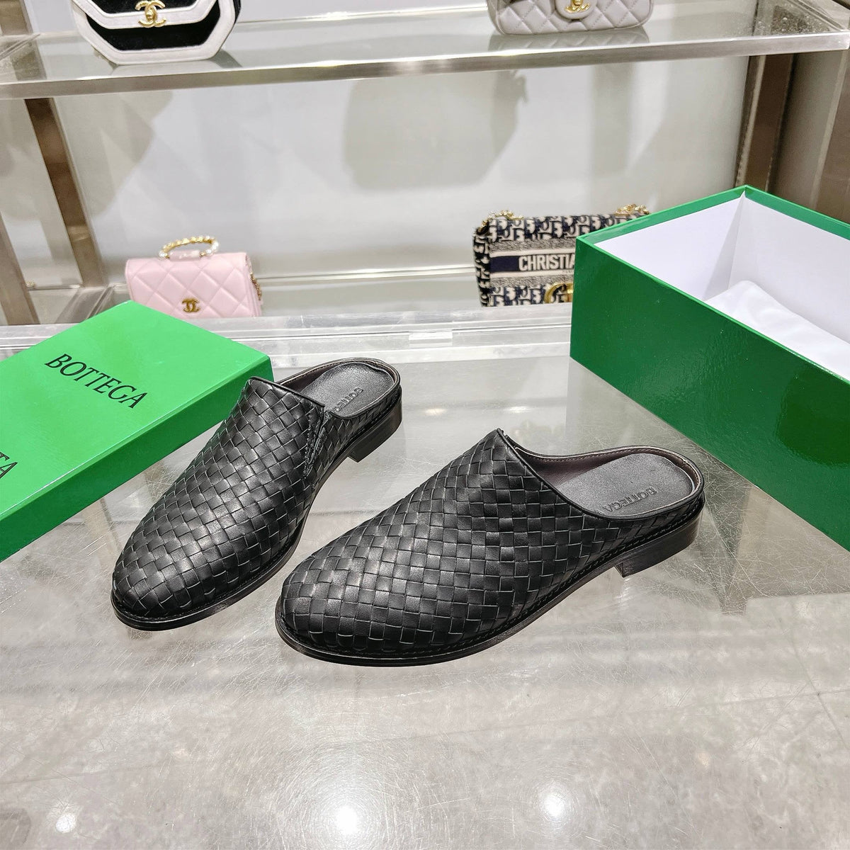 Mehrfarbige Mules