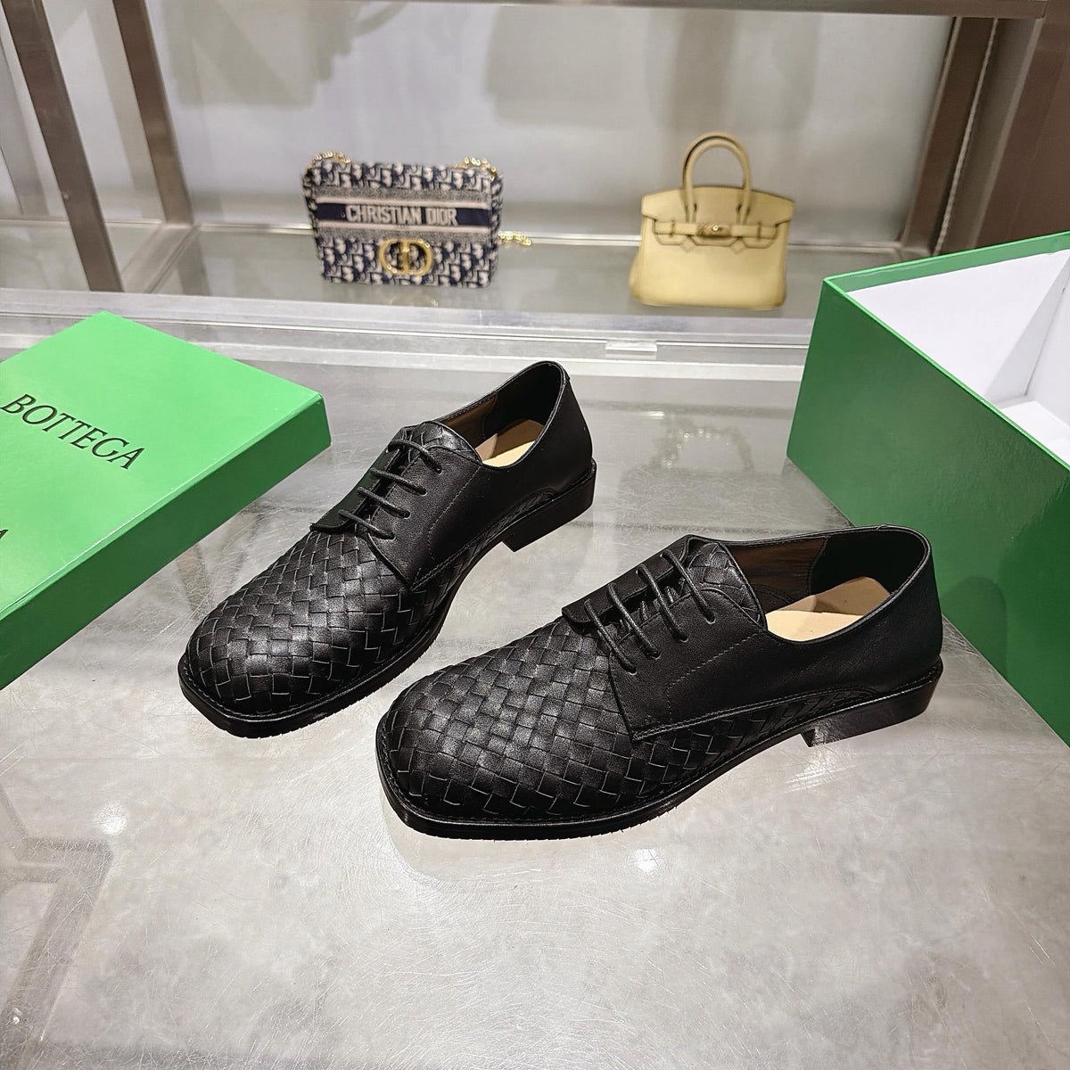 Mehrfarbige Derby-Schuhe – Herren