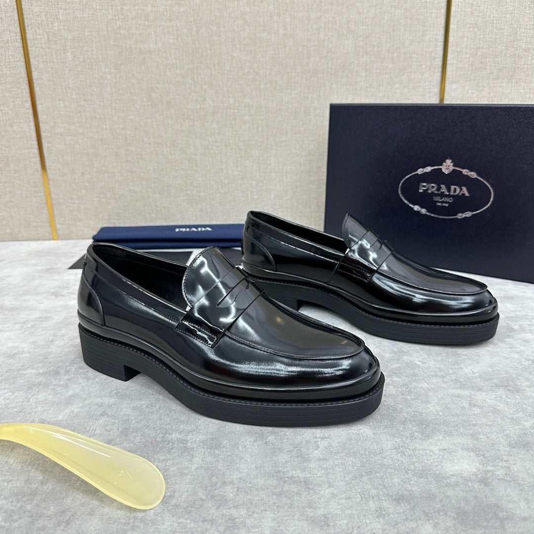 Schwarze Derby-Schuhe – Herren
