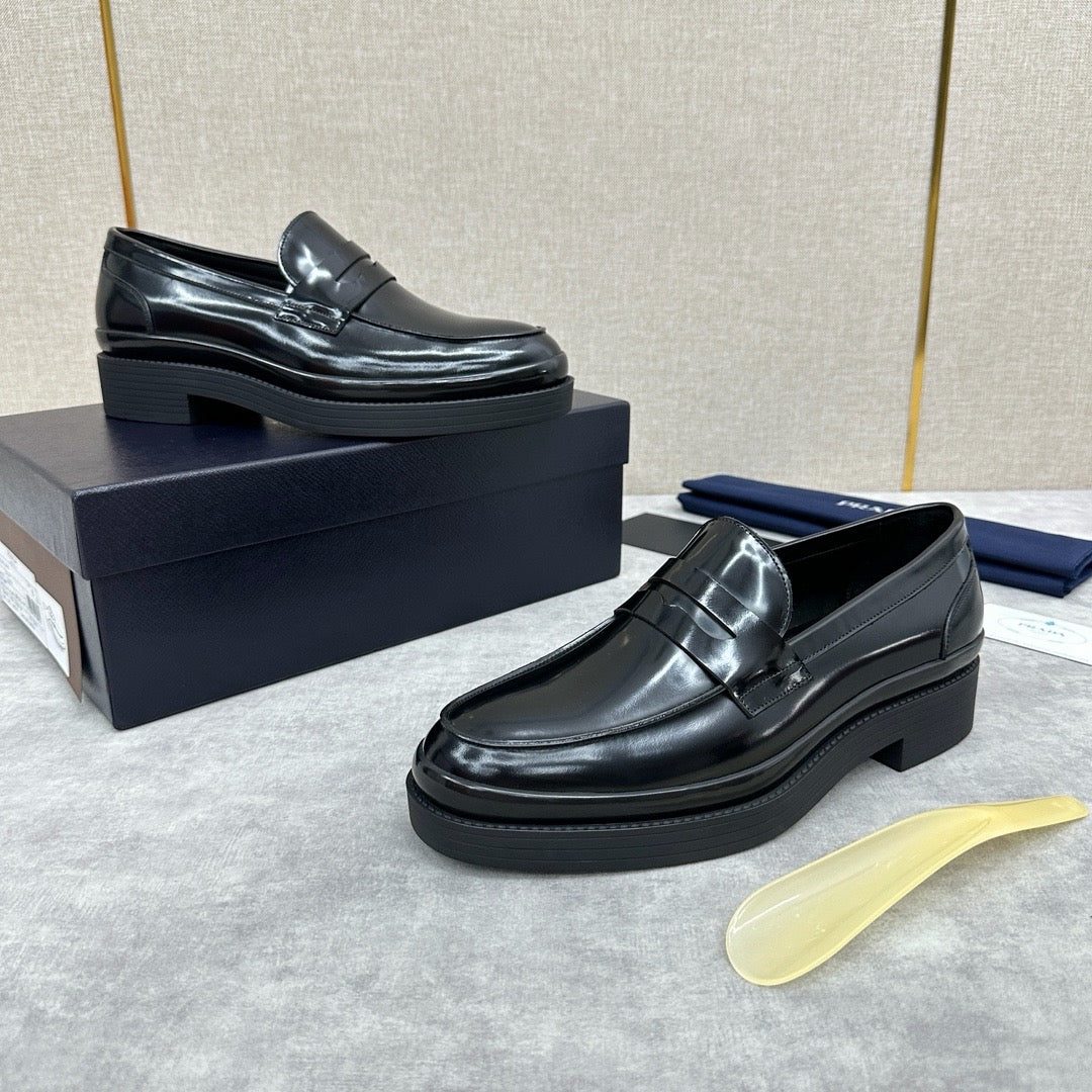Schwarze Derby-Schuhe – Herren