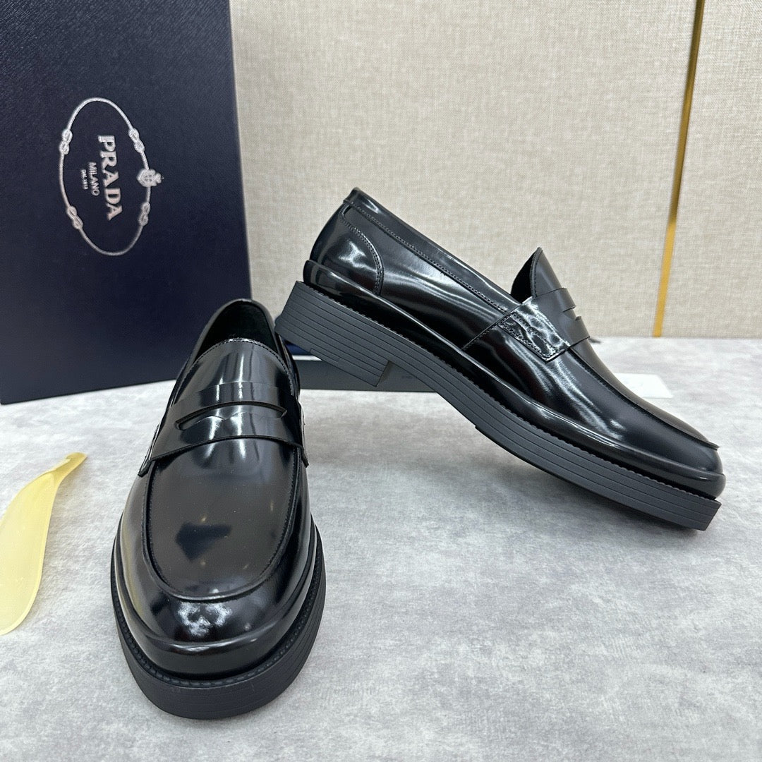 Schwarze Derby-Schuhe – Herren