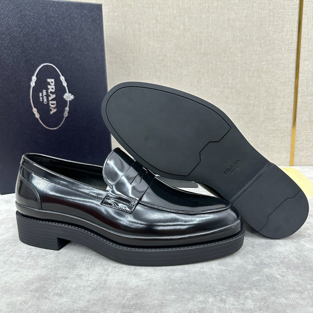 Schwarze Derby-Schuhe – Herren