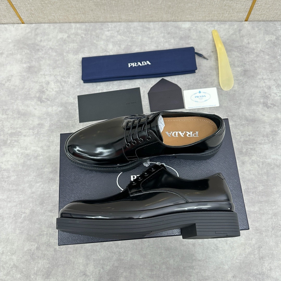 Schwarze Derby-Schuhe - Herren