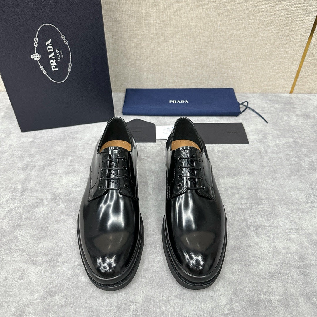 Schwarze Derby-Schuhe - Herren