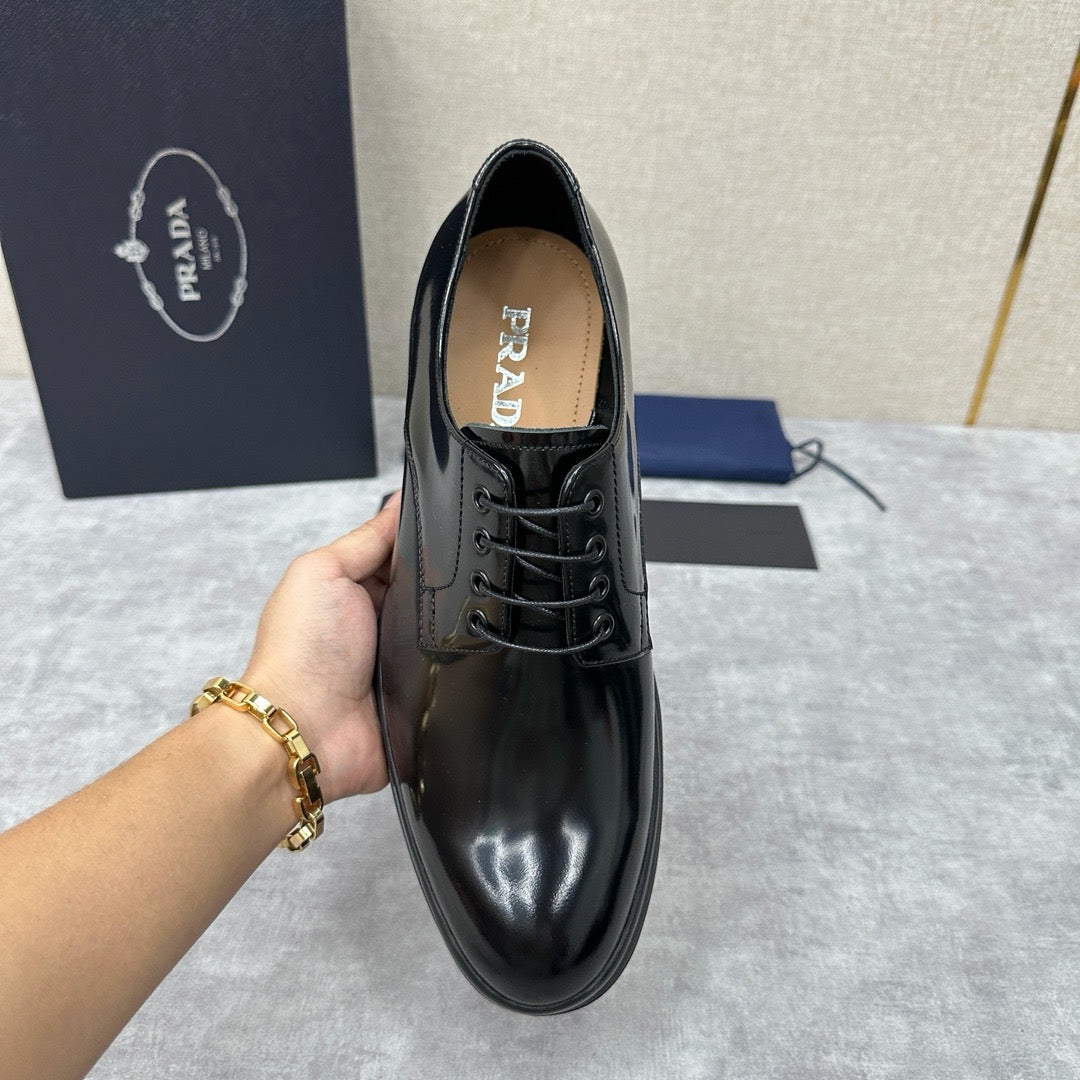 Schwarze Derby-Schuhe - Herren
