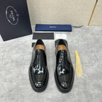 Schwarze Derby Schuhe - Herren