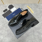 Schwarze Derby Schuhe - Herren