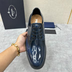 Dunkelblaue Derby-Schuhe – Herren
