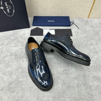 Dunkelblaue Derby-Schuhe – Herren