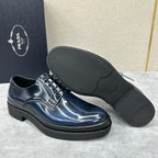 Dunkelblaue Derby-Schuhe – Herren