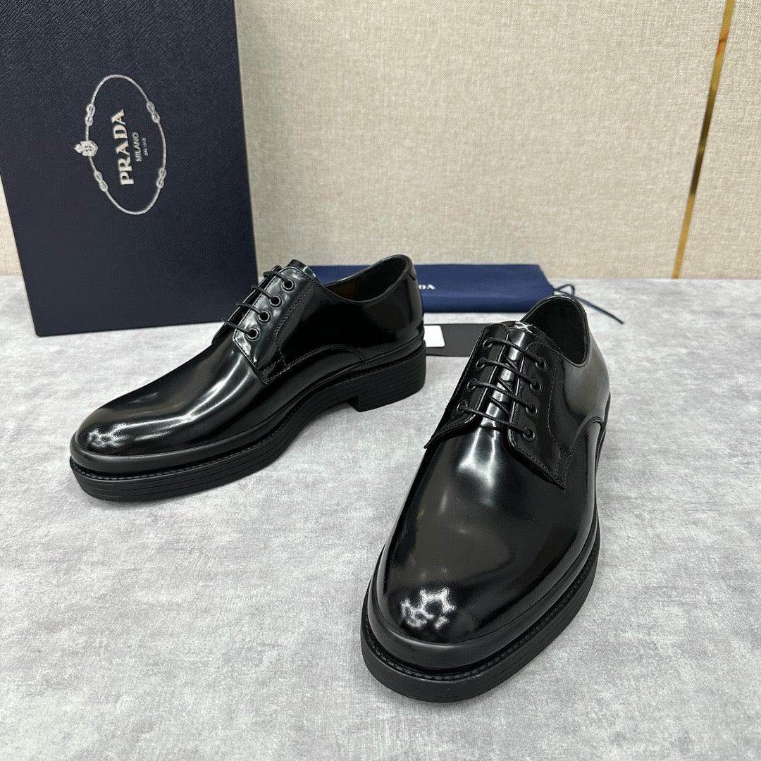 Schwarze Derby-Schuhe - Herren