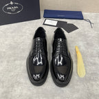 Schwarze Derby-Schuhe - Herren