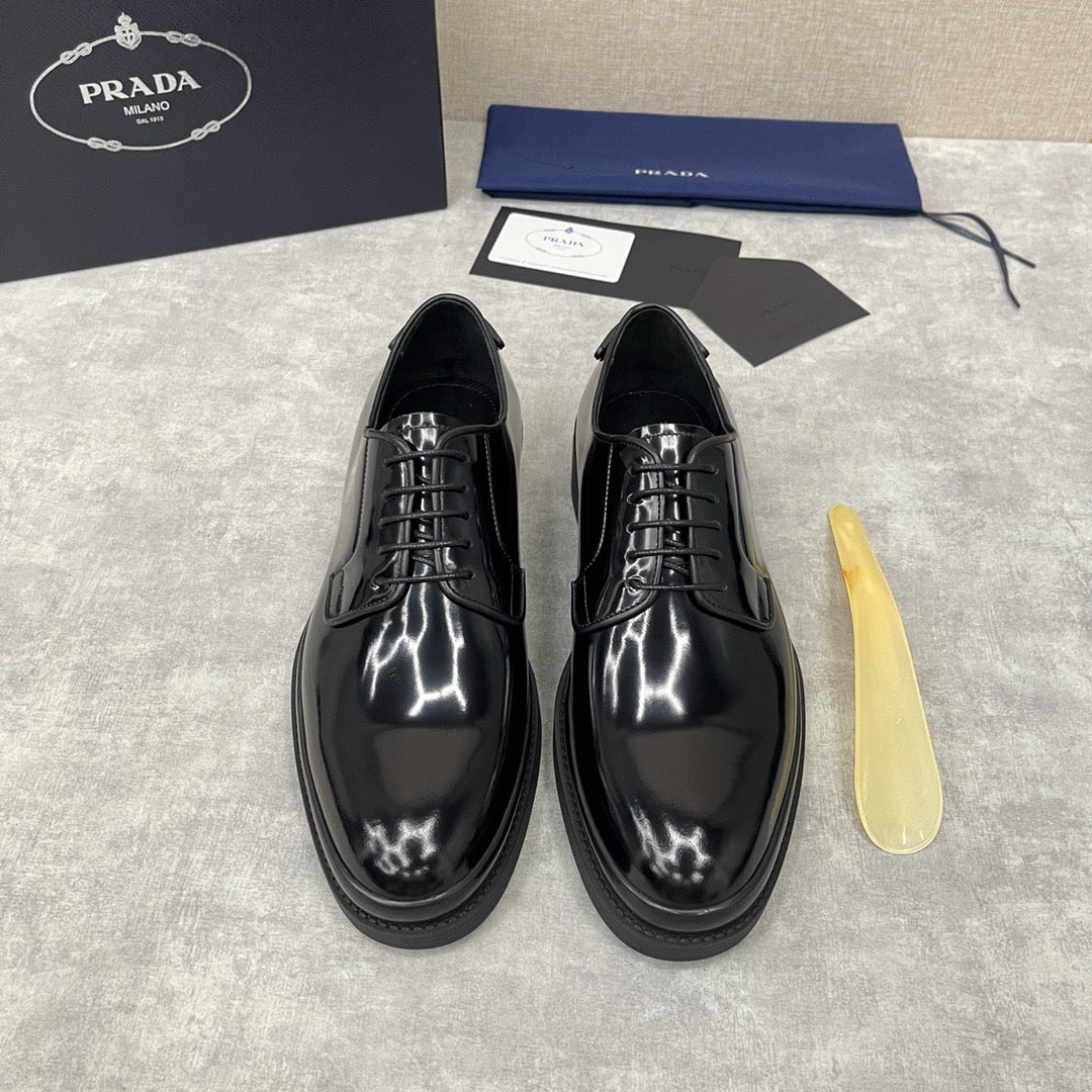 Schwarze Derby-Schuhe - Herren
