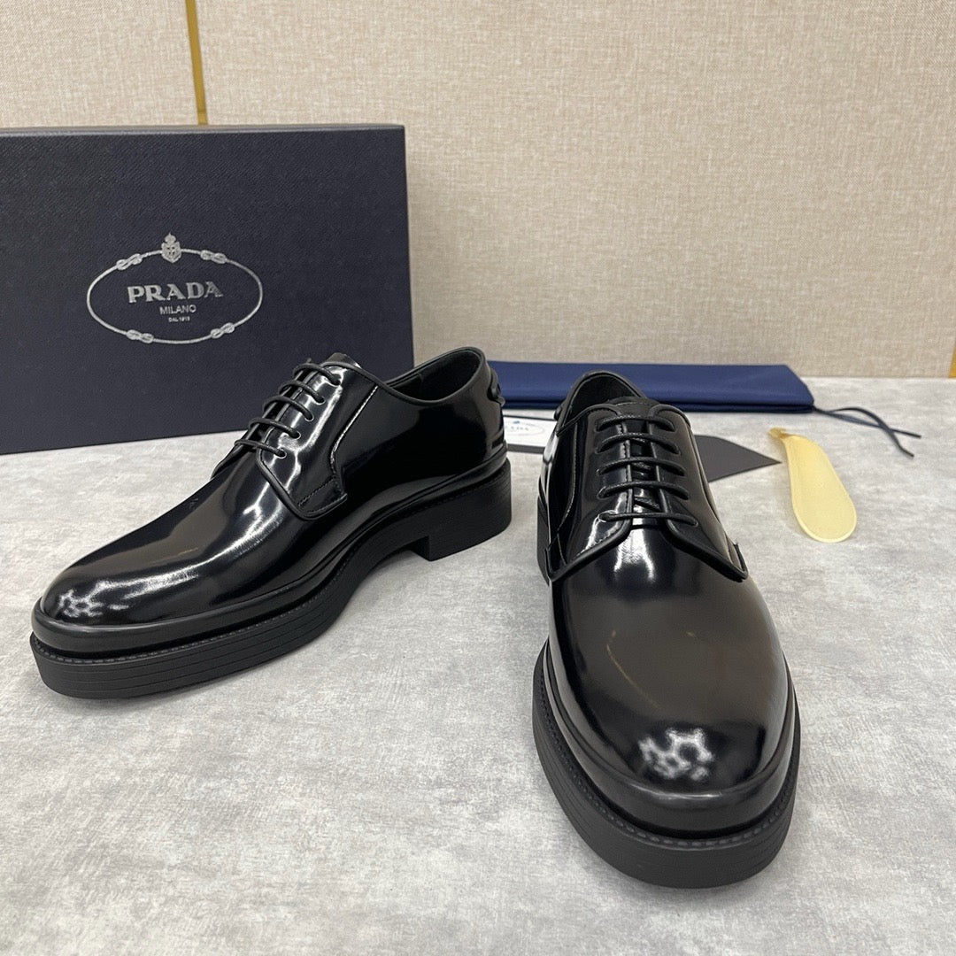 Schwarze Derby-Schuhe - Herren