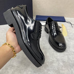 Schwarze Derby-Schuhe - Herren