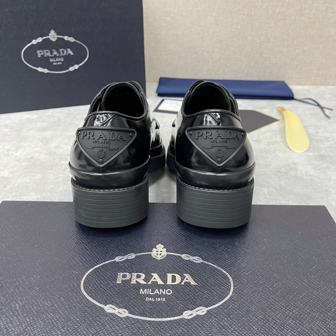 Schwarze Derby-Schuhe - Herren