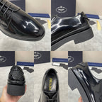 Schwarze Derby-Schuhe - Herren