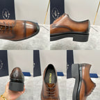 Mehrfarbige Derby-Schuhe – Herren