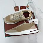 Grey Suede Colourblock Runner - Men's