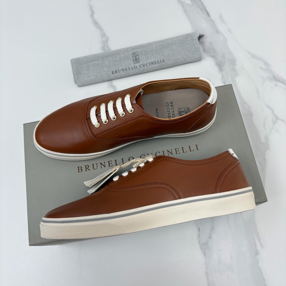 Mehrfarbige Derbyschuhe – Herren