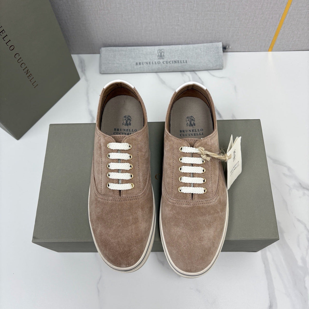 Mehrfarbige Derby-Schuhe – Herren