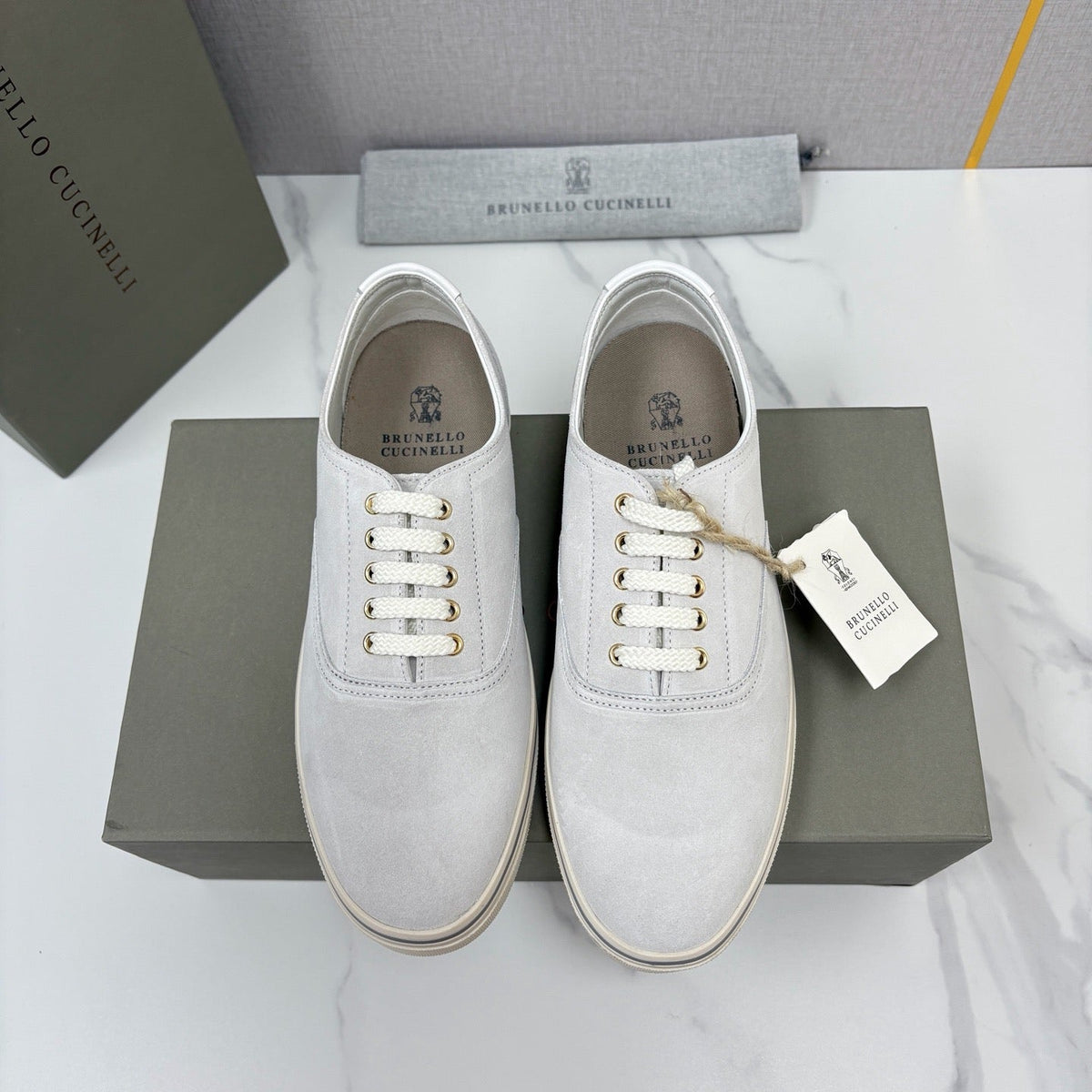 Mehrfarbige Derby-Schuhe – Herren