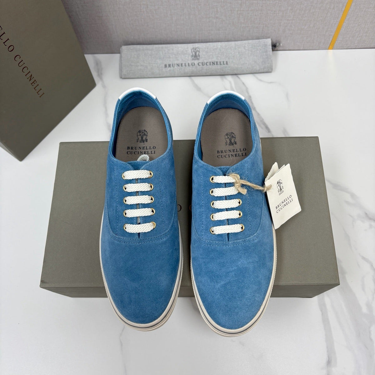 Mehrfarbige Derby-Schuhe – Herren