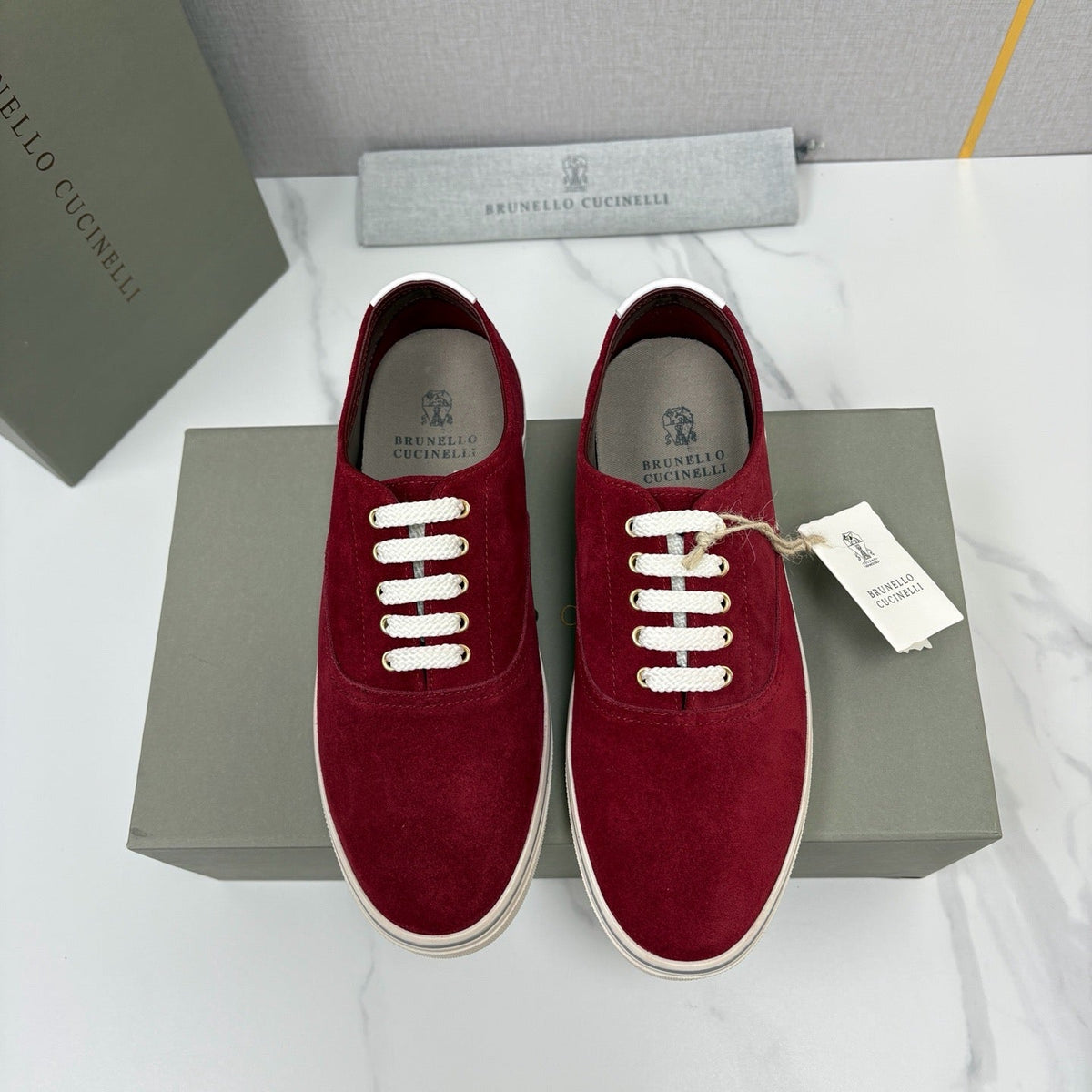Mehrfarbige Derby-Schuhe – Herren
