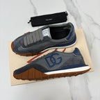 Black Mesh Panelled Runner - Men's