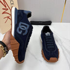 Black Mesh Tonal Runner - Men's
