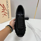 Black Mesh Tonal Runner - Men's