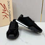 Black Mesh Tonal Runner - Men's