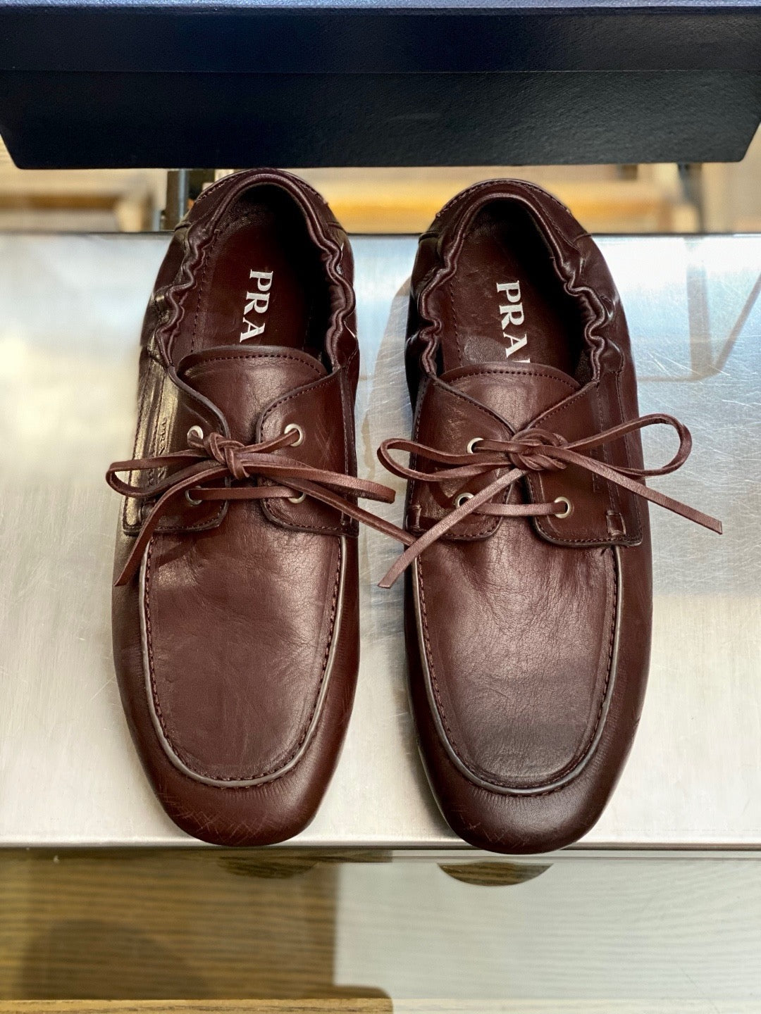 Mehrfarbige Derby-Schuhe – Herren