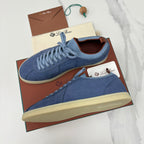 Cream Leather Cupsole Low-Top - Men's