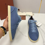Cream Leather Cupsole Low-Top - Men's